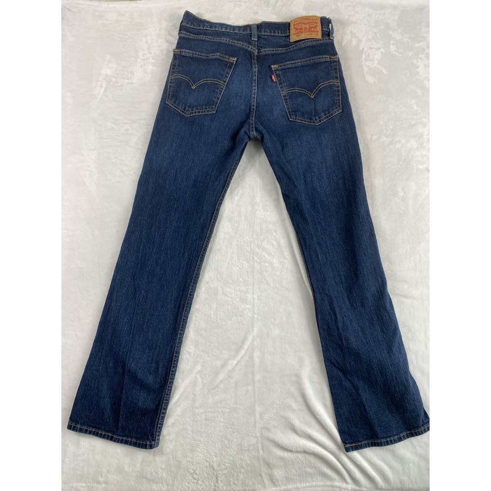 Levi's 527 Jeans Men Sz 31x32 (actual 31x31) Medium Wash Bootcut - Picture 8 of 10